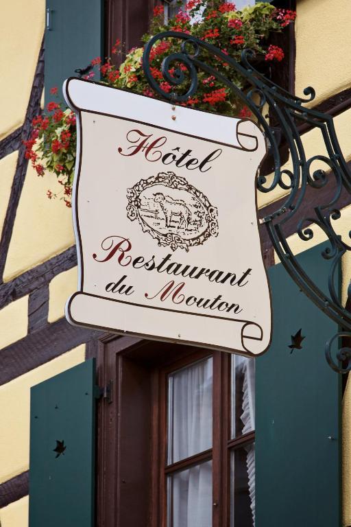 Hôtel-Restaurant du Mouton Ribeauvillé Exterior foto